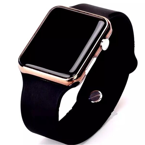 Apple LED Digital Silicone Sport Wrist Watch  Stirmas