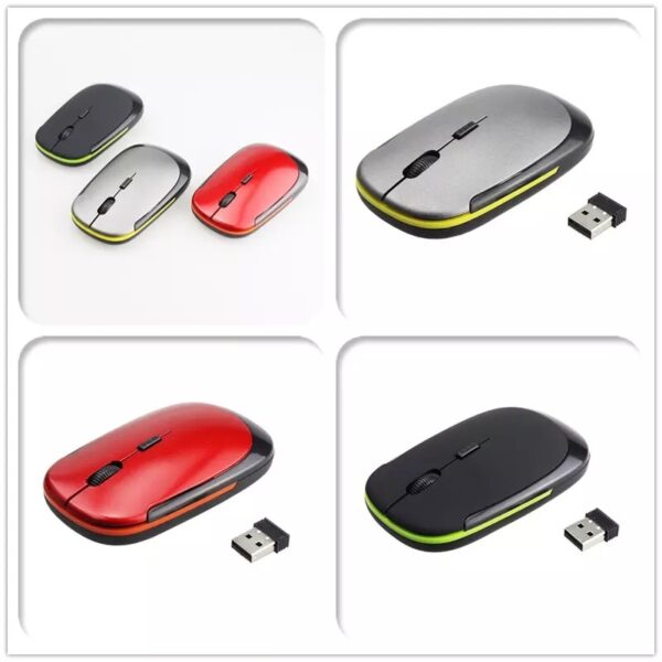 Optical Wireless Mouse for Laptop PC Video Game  Stirmas