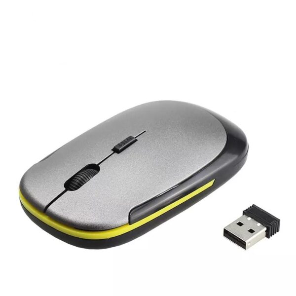 Optical Wireless Mouse for Laptop PC Video Game Color: white Color: white  Stirmas