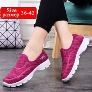 Women Casual Shoes non-slips ladies fancy shoes comfortable breathable walking sneakers