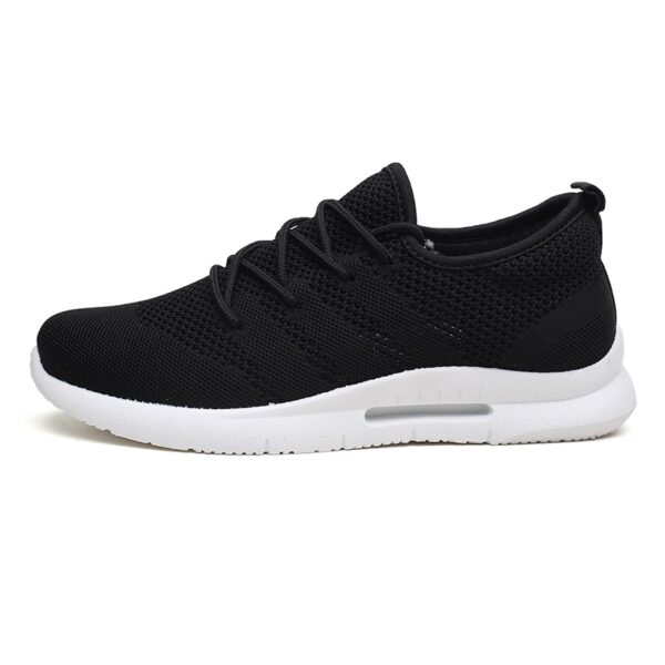 Man Running Shoes Sneakers For Men Trends Comfortable Sports Shoes Male Ultra Light Walking Shoes Black  Stirmas