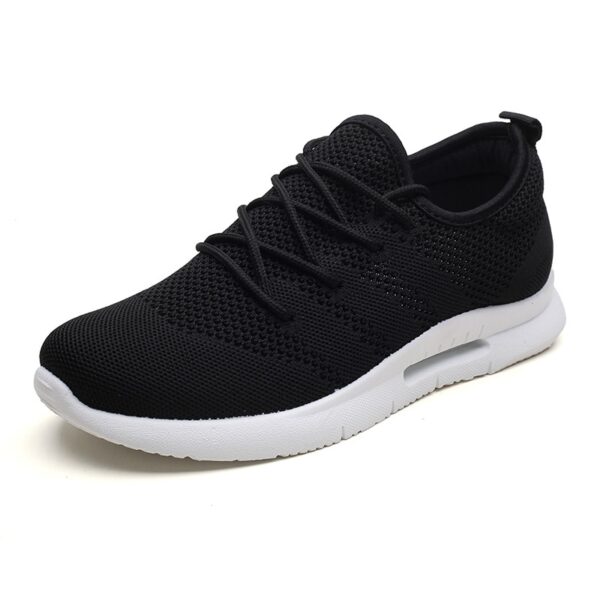 Man Running Shoes Sneakers For Men Trends Comfortable Sports Shoes Male Ultra Light Walking Shoes Black  Stirmas