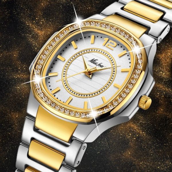 Luxury Miss Fox Watch Brand Diamond Quartz Gold Wrist Watch Fashion Watch Geneva Designer Stirmas