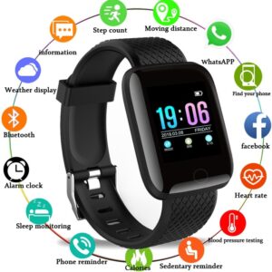 Digital Smart Watch Blood Pressure Heart Rate Monitor Sport fitness watch tracker Bluetooth Smartwatch