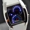 Fashion Men’s Watch Unique LED Digital Watch Electronic Sport Watches Band Clock Color: White Color: White  Stirmas