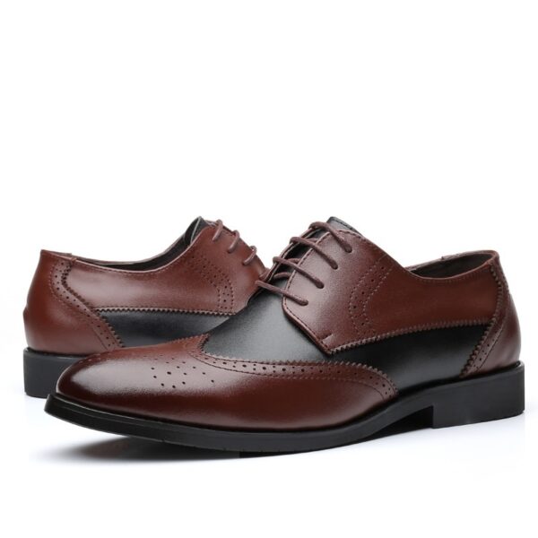 Italian Stylish Big Size 38-48 Men’s Dress Shoes Blucher Oxford Shoe Gents Outfit Party Wedding Leather Male Footwear  Stirmas