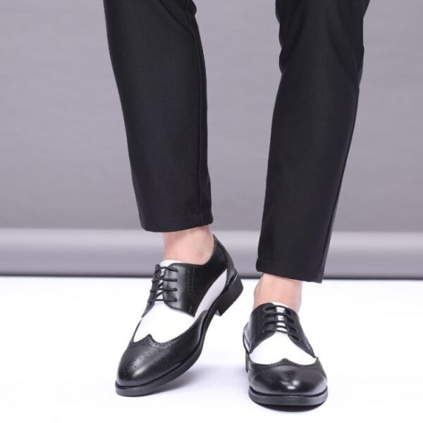 Italian Stylish Big Size 38-48 Men’s Dress Shoes Blucher Oxford Shoe Gents Outfit Party Wedding Leather Male Footwear  Stirmas
