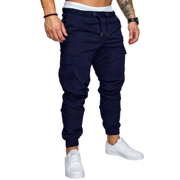 Men Joggers Pants Hip Hop Harem Male Trousers Mens Joggers Solid Multi-pocket Pants Sweatpants  Stirmas
