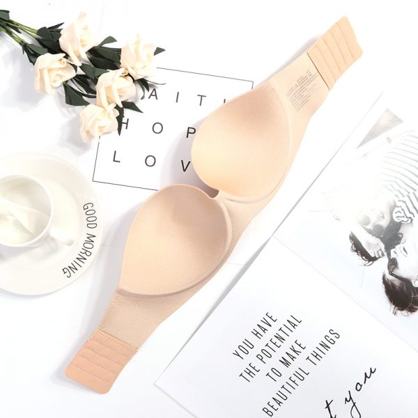 Women Magic Push Up Bra Strapless Women’s Bras Underwired 1/2 Cup Back Band Dress Wedding backless invisible Bras  Stirmas