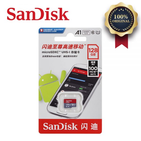 SanDisk A1 Memory Card 200GB 128GB 64GB 98MB/S 32GB Micro SD Card Class10 UHS-1 Flash Card TF/SD Cards  Stirmas