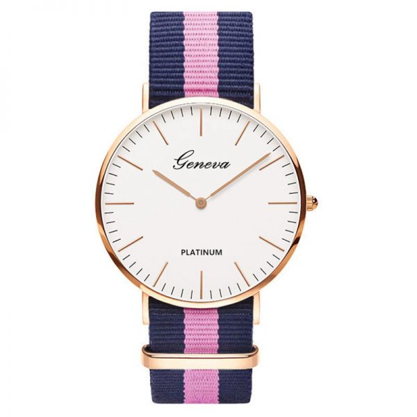 Geneva Designer Watchband Quartz Wristwatch  Stirmas