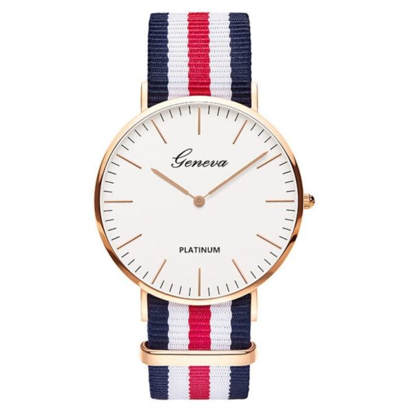 Geneva Designer Watchband Quartz Wristwatch  Stirmas