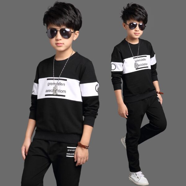 Kids Tracksuits for Boys and Girls Long Sleeve Shirt + Pants Sports Suits 3-12 Ages  Stirmas