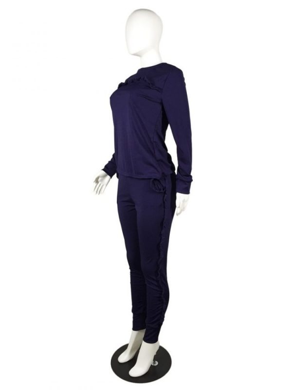 Sets of Women Tracksuits Running Suit Two Piece Solid Long-Sleeved Workout Clothes For Women  Stirmas