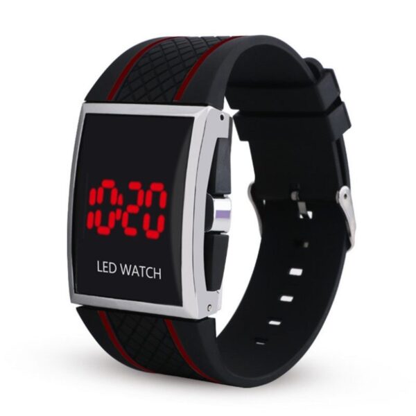Luxury Sports Fashion LED Digital Clock + Date Quartz Waterproof Wristwatch  Stirmas