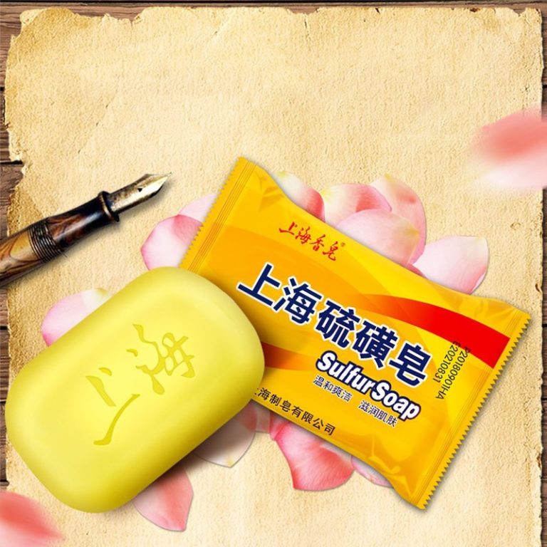 Chinese Traditional Skin Care Soap Acne Treatment Shanghai Sulfur Soap Oil Control Blackhead