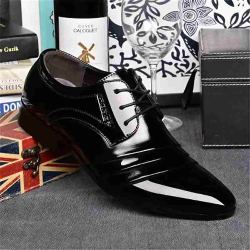 British Men Shoe Oxford Leather Shoes Men Flat Shoes - Stirmas
