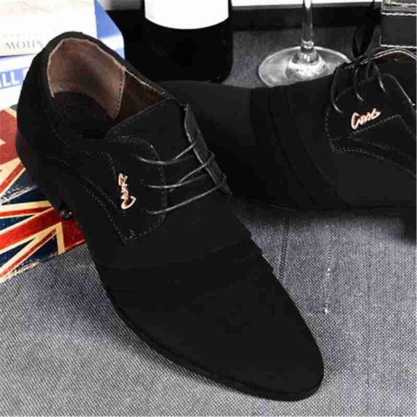 British Men Shoe Oxford Leather Stitching Shoes Men Flat Shoes  Stirmas