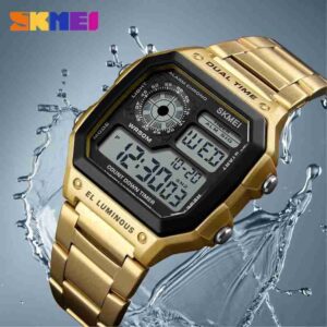 Business Men Waterproof Digital Wristwatch Clock Masculino