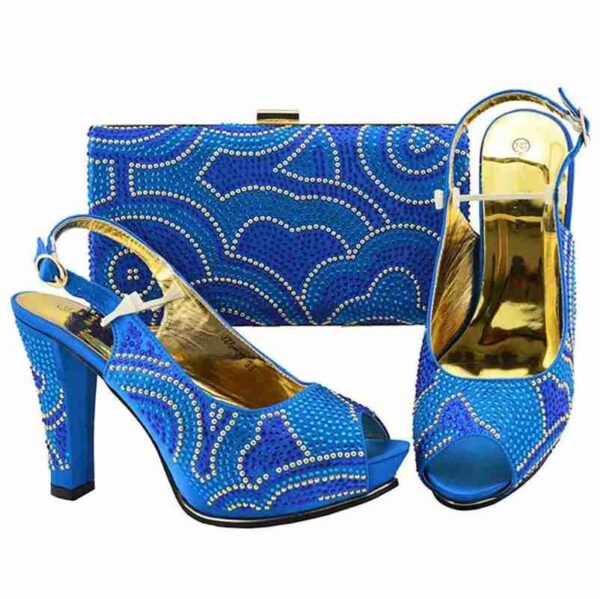 Italian African Style High Heel Shoe and Matching Bag Design  Stirmas