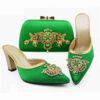 Party Wedding Shoes with bag set perfect match African sandals Italian shoes and bags to match in different colors  Stirmas