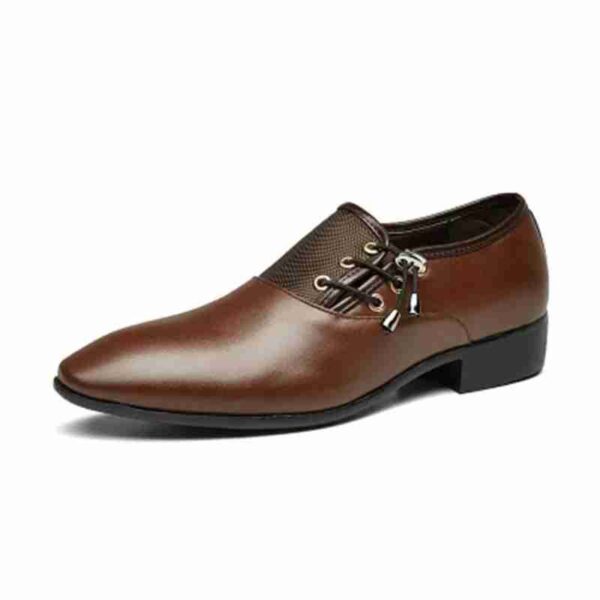 British Men Formal Wedding Shoes Flat Bottom Business Shoes  Stirmas