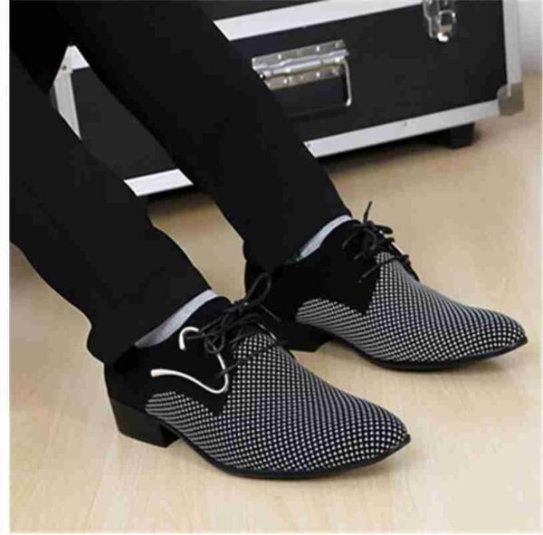 Men Pointed Oxford Shoes Wedding Business Flat Shoes  Stirmas