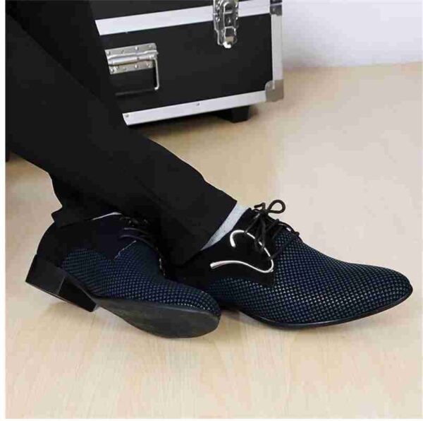 Men Pointed Oxford Shoes Wedding Business Flat Shoes  Stirmas