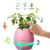 Music Flower Pot Bluetooth Speaker Touch Control Stereo Speaker With Mic Rechargeable Battery Wireless Bluetooth Speaker  Stirmas