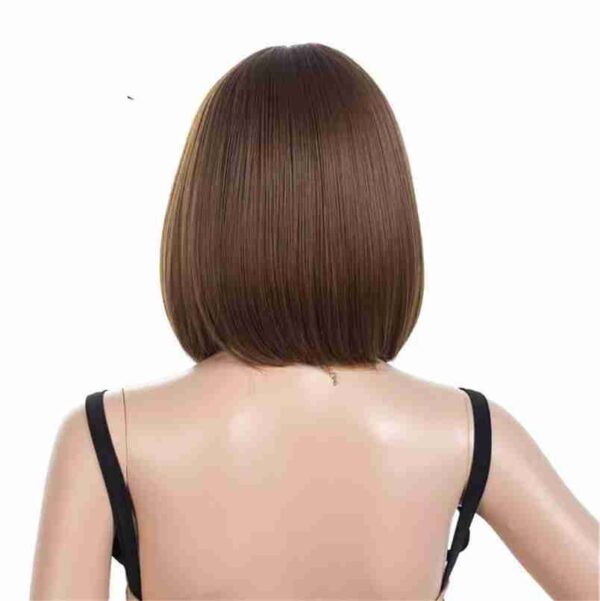 Bob Style Wigs with Bang 12 Inch Blonde Soft Hair  Stirmas