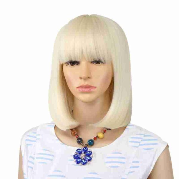 Straight Synthetic Wigs With Bangs For Women  Stirmas