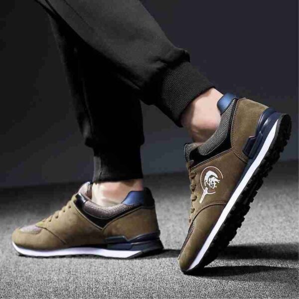 Quality Men sneakers Genuine leather Mesh Breathable Trainers  Stirmas
