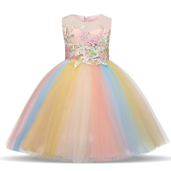 Girls Elegant Princess Party Dress for Kids  Stirmas