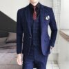 High Quality Men Formal Suits Blazers+Vest+Suit Pants  Stirmas
