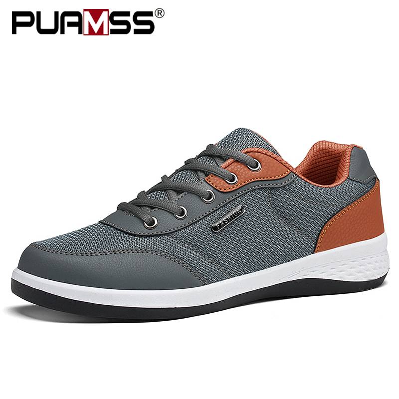 Men Flat Casual Shoes Breathable Tennis Sneakers - Stirmas