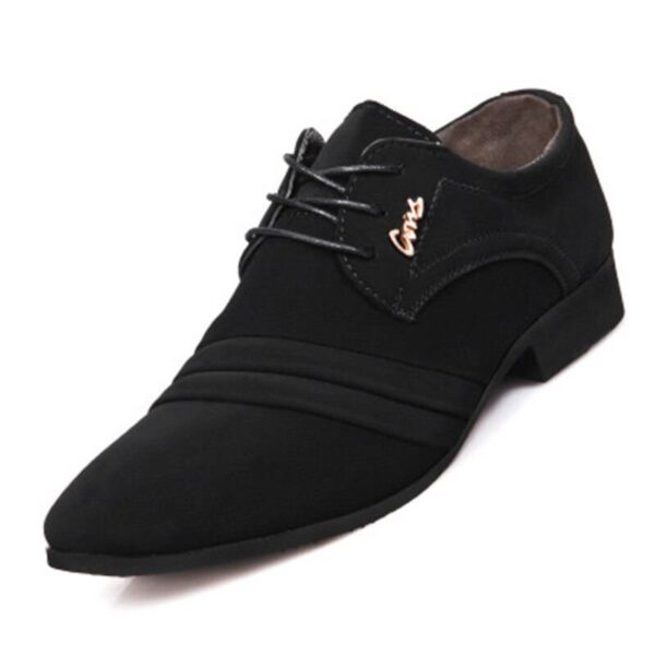 British Men Shoe Oxford Leather Stitching Shoes Men Flat Shoes Color: 1 Color: 1 Shoe Size: 10 Stirmas
