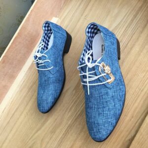 Men Pointed Toe Shoes British Designer Shoes