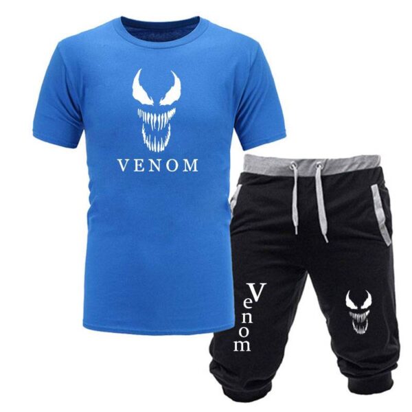 Casual Men Venom T-shirts and Jogger Shorts Two piece  Stirmas
