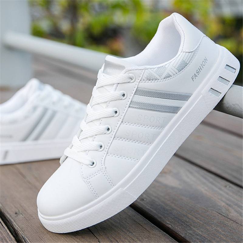 Fashion White Sneakers Men Shoes Comfort Men's Trainers - Stirmas