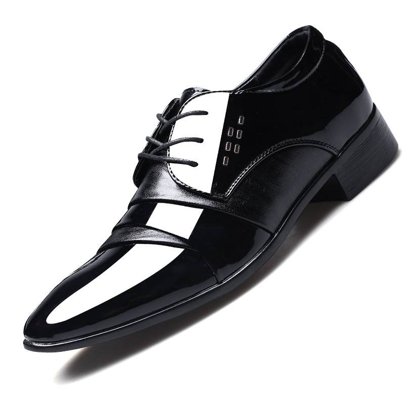 Leather Luxury Groom Wedding Shoes Men Oxford Shoes Dress Plus Size 38 ...