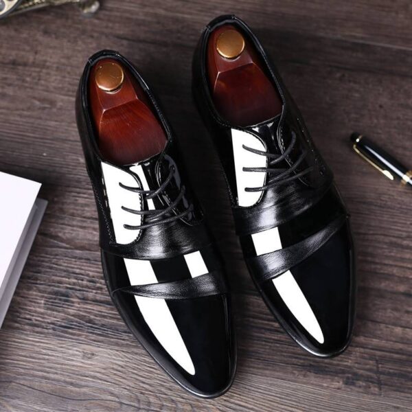 Leather Luxury Groom Wedding Shoes Men Oxford Shoes Dress Plus Size 38-48  Stirmas
