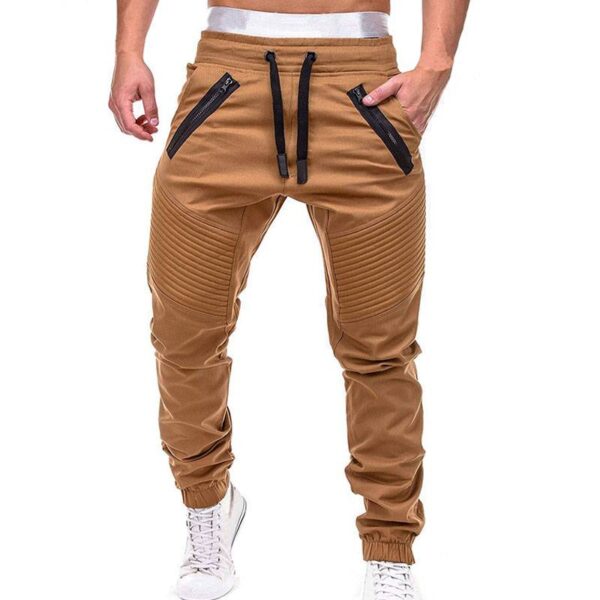 Men Casual Joggers Pants Solid Thin Cargo Sweatpants Male Multi-pocket Trousers New Mens Sportswear Hip Hop Harem Pencil Pants  Stirmas