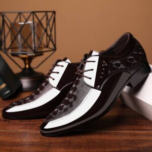 Office Leather Luxury Fashion Men Oxford Shoes Size 37-48 Pointed Toe