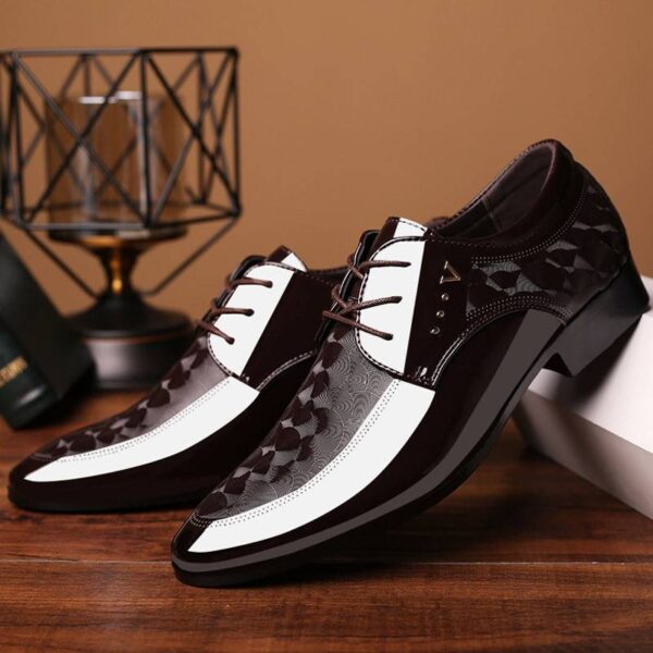 Office Leather Luxury Fashion Men Oxford Shoes Size 37-48 Pointed Toe  Stirmas