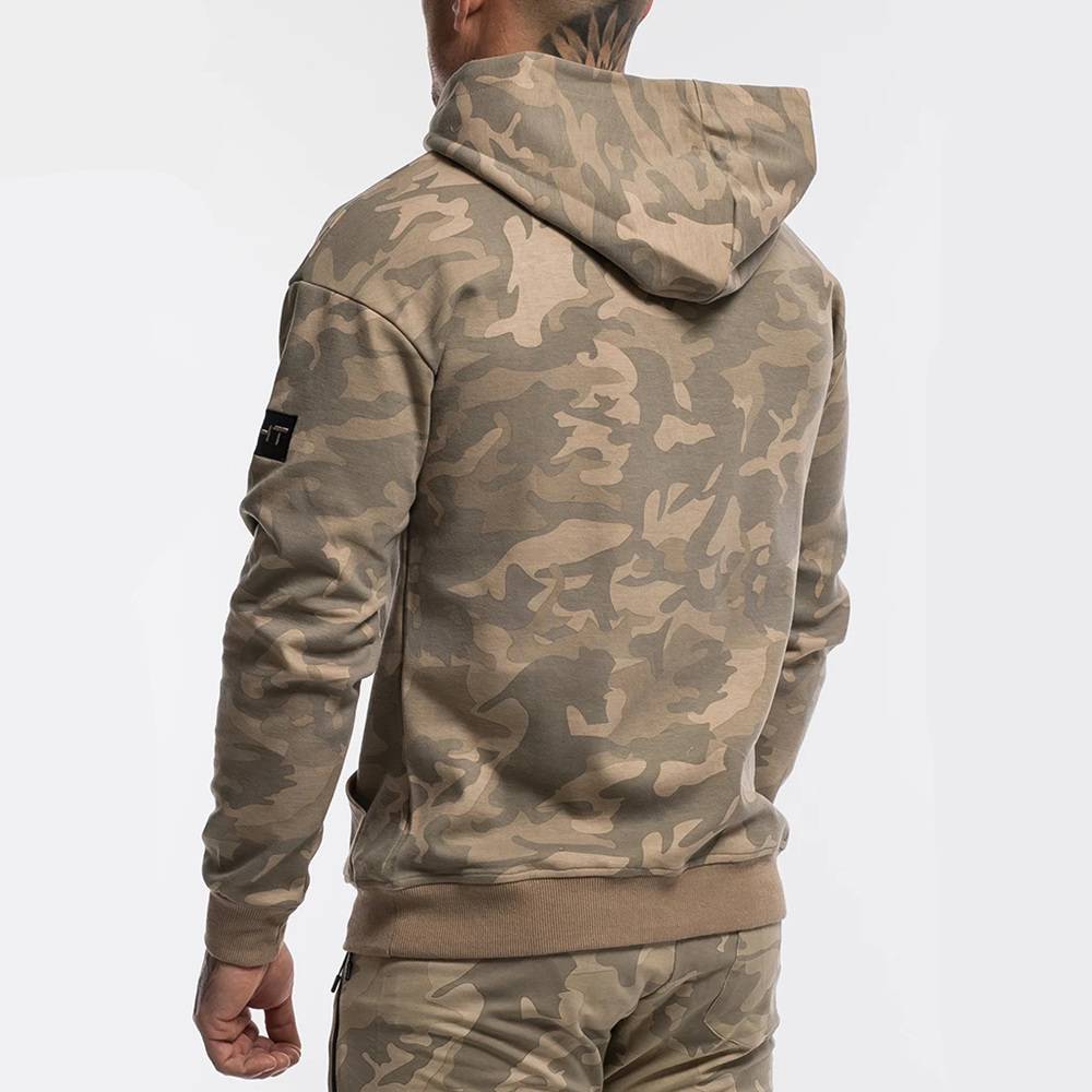 Camo Hoodies Sets Men Casual Sweatshirt Camouflage Joggers Sweatpants ...