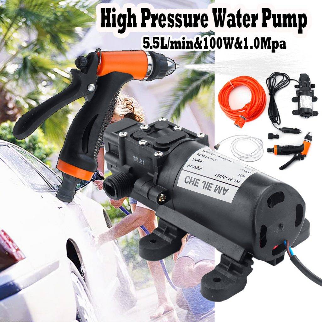 Car Wash 12V Car Washer Gun Pump High Pressure Cleaner Car Care ...