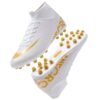 Men Football Boots Soccer Cleats Boots Long Spikes TF Spikes Ankle High Top Sneakers Soft Indoor Turf Futsal Soccer Shoes Men  Stirmas
