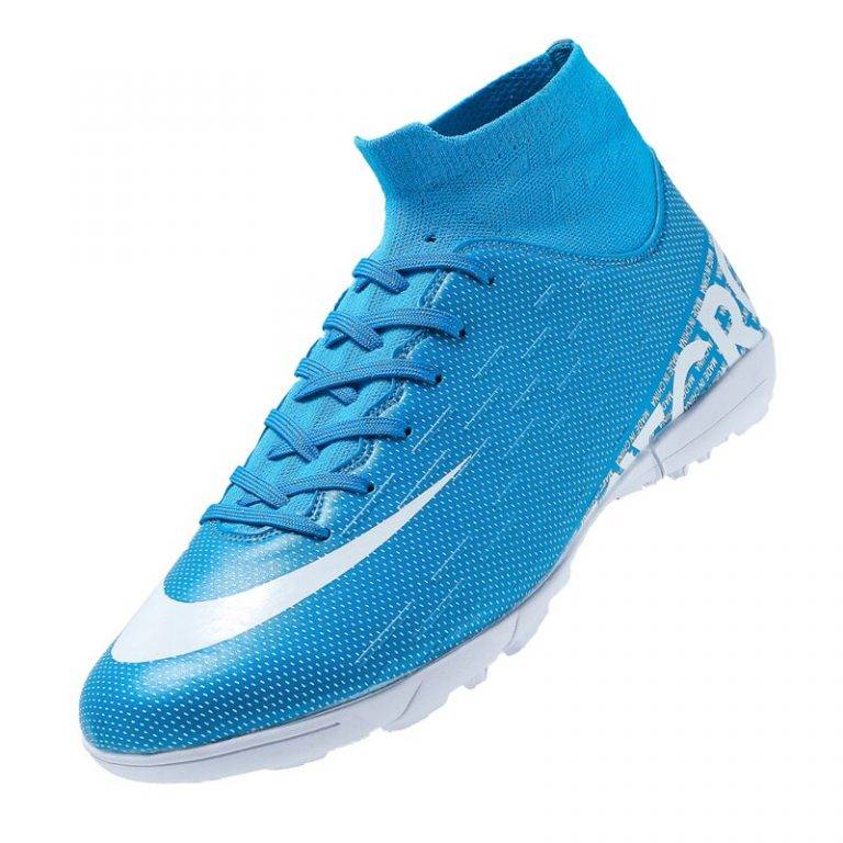 Men Football Boots Soccer Cleats Boots Long Spikes Sneakers Soft Soccer ...