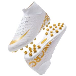 Men Football Boots Soccer Cleats Boots Long Spikes Sneakers Soft Soccer Shoes Men