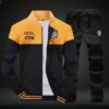 Trending Casual Stand Collar Tracksuits Set of Top + Pants Coat Sportswear Hoodies Fashion  Stirmas